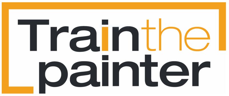 Train the painter logo til j-overflate